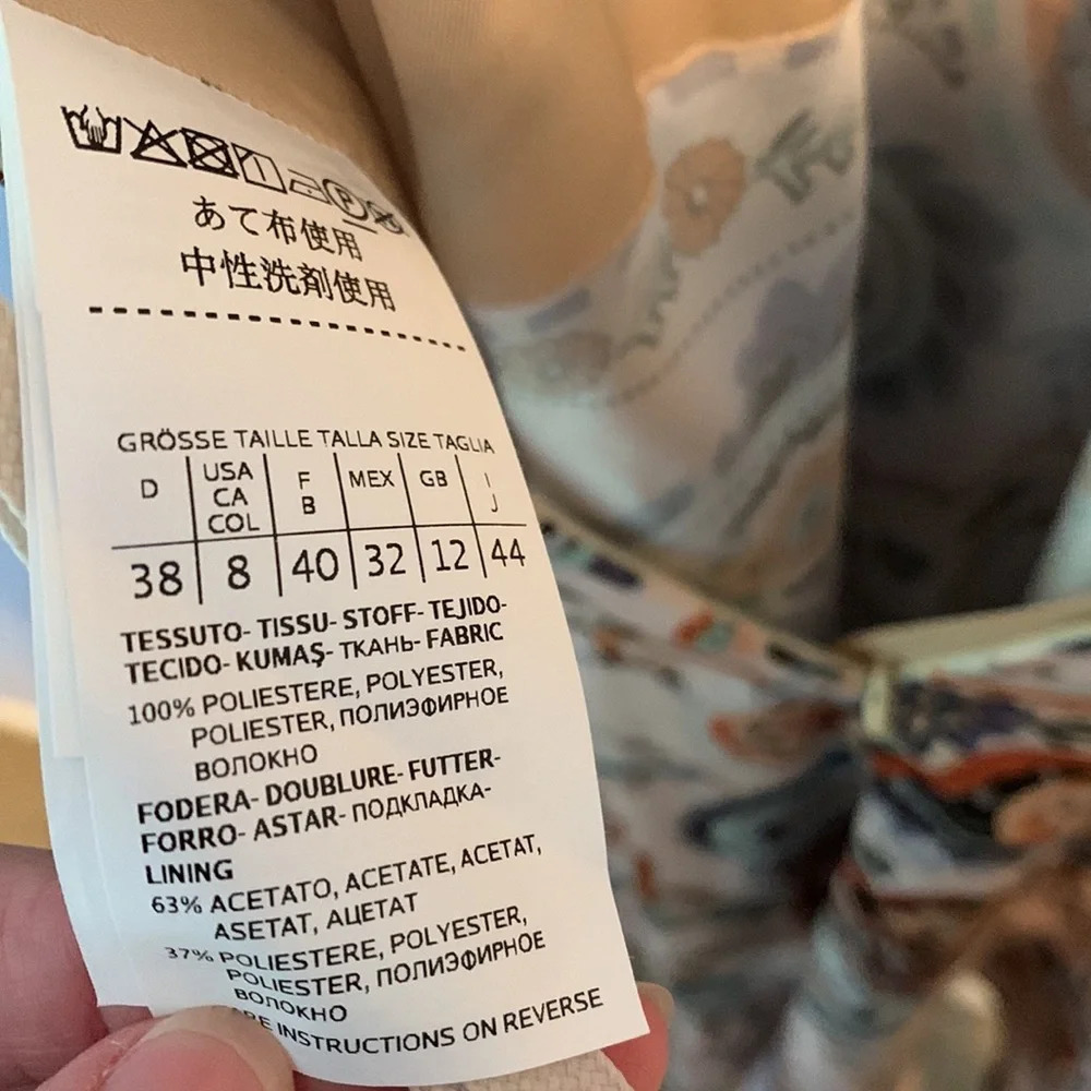 Marella size 8 Iolanda racer back satin maxi dress paisley tan champagne color - Picture 10 of 12